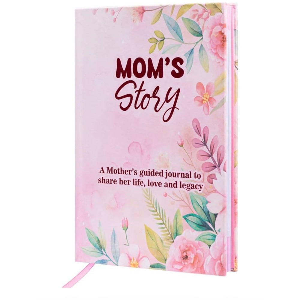 Desk & Doodle Mom Pink Floral Guided Journal Memory Book Legacy Gift New